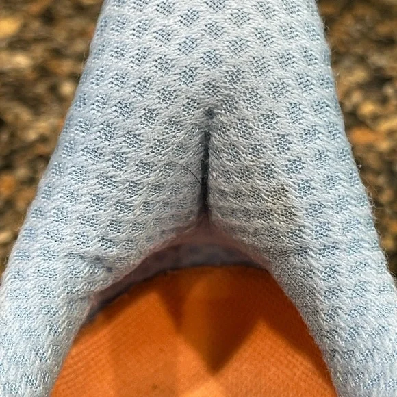 Hoka Light Blue and Peach Athletic Shoes Clifton nine size 10, ladies - Picture 5 of 10